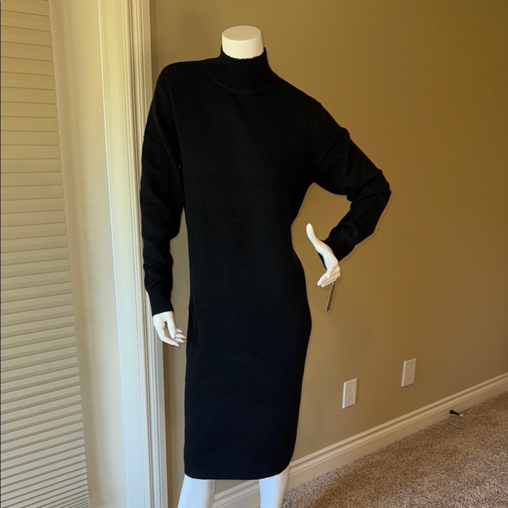 Style & Co. Black Long Sleeve Dress